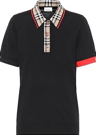 burberry polohemd damen|Wool Polo Shirt in Mid grey .